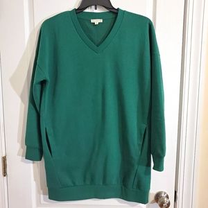 Zenana Oversized Sweater Dress with Pockets